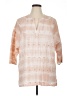 Purejill Orange 3/4 Sleeve Blouse Size XL - photo 1