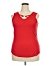 No Boundaries 100% Polyester Red Sleeveless Top Size 3X - photo 1