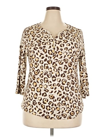 Karen Scott 3/4 Sleeve T-Shirt (view 1)