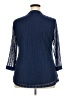 Timeson Blue 3/4 Sleeve Blouse Size XXL - photo 2