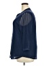 Timeson Blue 3/4 Sleeve Blouse Size XXL - photo 5