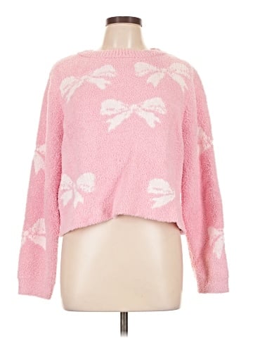 Blue B Pullover Sweater (view 1)