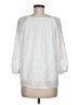 AGB 100% Polyester White 3/4 Sleeve Blouse Size M - photo 2