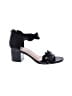 Via Spiga 100% Leather Black Sandals Size 8 - photo 1