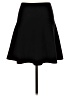 Theory Solid Black Wool Skirt Size S - photo 2