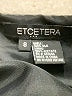 Etcetera 100% Silk Black Silk Skirt Size 8 - photo 4