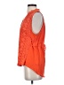 Tiny 100% Cotton Orange Sleeveless Blouse Size S - photo 5