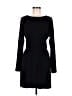 BCBGeneration Solid Black Casual Dress Size M - photo 1