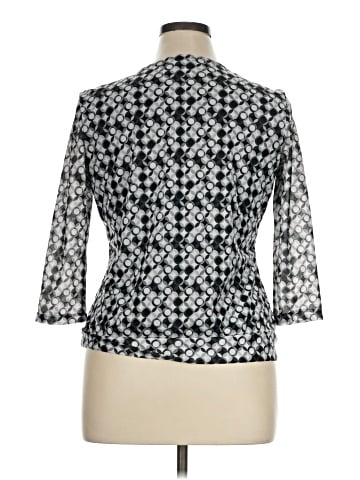 Notations 3/4 Sleeve Blouse (view 2)