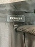 Express Solid Black Long Sleeve Blouse Size XL - photo 7