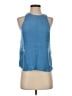 Rag & Bone 100% Silk Blue Sleeveless Silk Top Size S - photo 1