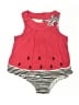 First Impressions 100% Cotton Red Leotard 18-24 MO / 24 MO - photo 1
