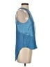 Rag & Bone 100% Silk Blue Sleeveless Silk Top Size S - photo 4