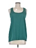 Soprano 100% Polyester Teal Sleeveless Top Size M - photo 1