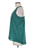 Soprano 100% Polyester Teal Sleeveless Top Size M - photo 5
