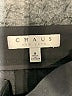 Chaus 100% Polyester Solid Black Dress Pants Size 8 - photo 7