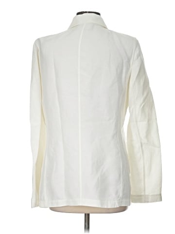 Lafayette 148 New York 3/4 Sleeve Button-Down Shirt (view 2)