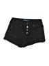 Tractr Stars Black Denim Shorts Size 25 waist - photo 1