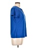 Bobbie Brooks Blue Short Sleeve Top Size L - photo 4