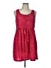 Ecote 100% Polyester Paisley Red Casual Dress Size L - photo 1