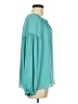 Current Air 100% Polyester Teal Long Sleeve Blouse Size M - photo 4