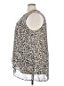 DR2 100% Polyester Animal Print Brown Sleeveless Blouse Size 3X - photo 5