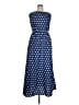 Unbranded 100% Polyester Polka Dots Blue Casual Dress Size XL - photo 1