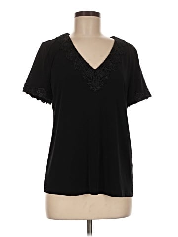 Karl Lagerfeld Paris Short Sleeve Top (view 1)