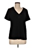 Karl Lagerfeld Paris Black Short Sleeve Top Size M - photo 1