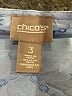 Chico's 100% Cotton Blue 3/4 Sleeve Blouse Size XL (3) - photo 7