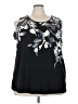 Susan Graver Black Sleeveless Blouse Size 3X - photo 1