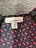 Allison Joy 100% Polyester Graphic Black Sleeveless Blouse Size M - photo 7
