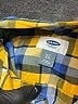 Old Navy 100% Cotton Plaid Yellow Long Sleeve Button-Down Shirt Size 4T - photo 3