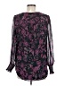 1.State 100% Polyester Purple Long Sleeve Blouse Size M - photo 2