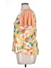 Democracy 100% Rayon Orange Short Sleeve T-Shirt Size 1X - photo 5