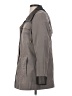 Gallery 100% Polyester Gray Trenchcoat Size P (petite) - photo 5