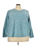 St. John's Bay 100% Polyester Teal Pullover Sweater Size 3X - photo 1