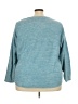 St. John's Bay 100% Polyester Teal Pullover Sweater Size 3X - photo 2
