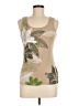 Basic Editions 100% Cotton Tan Tank Top Size S - photo 1