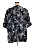 Creation 100% Polyester Black Short Sleeve Blouse Size XL - photo 2