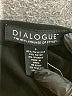Dialogue Solid Black Dress Pants Size 8 - photo 7