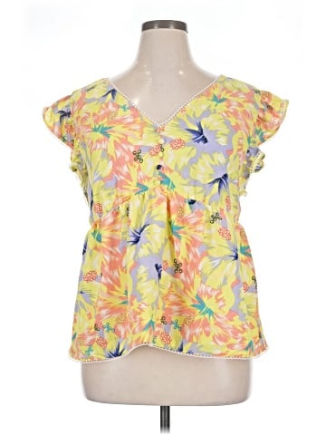 Jessica Simpson Short Sleeve Blouse (view 1)