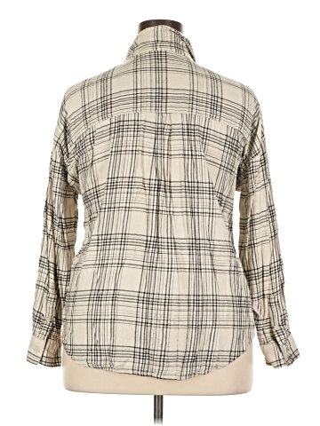 Attention Long Sleeve Button-Down Shirt (view 2)