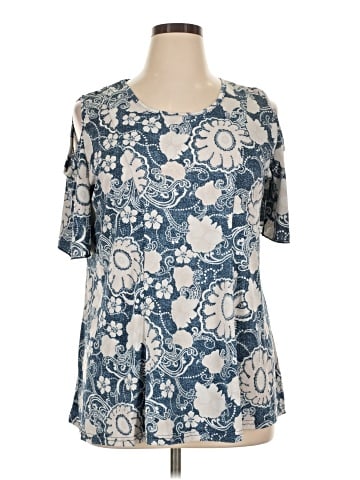 Shoreline Short Sleeve Blouse (view 1)