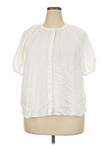 Caslon Short Sleeve Blouse (view 1)