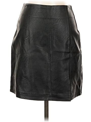Topshop Faux Leather Skirt (view 1)