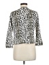 Rafaella 100% Cotton Animal Print White Cardigan Size M - photo 2