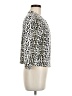 Rafaella 100% Cotton Animal Print White Cardigan Size M - photo 4