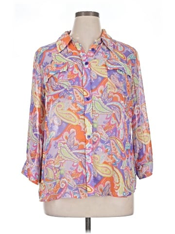 Investments 3/4 Sleeve Blouse (view 1)