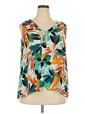 Worthington Sleeveless Blouse (view 1)